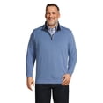 thumbnail image 1 of Lands' End Men's Big Bedford Rib Quarter Zip Sweater, 1 of 3