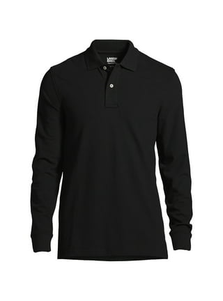 Long sleeve cheap polo walmart