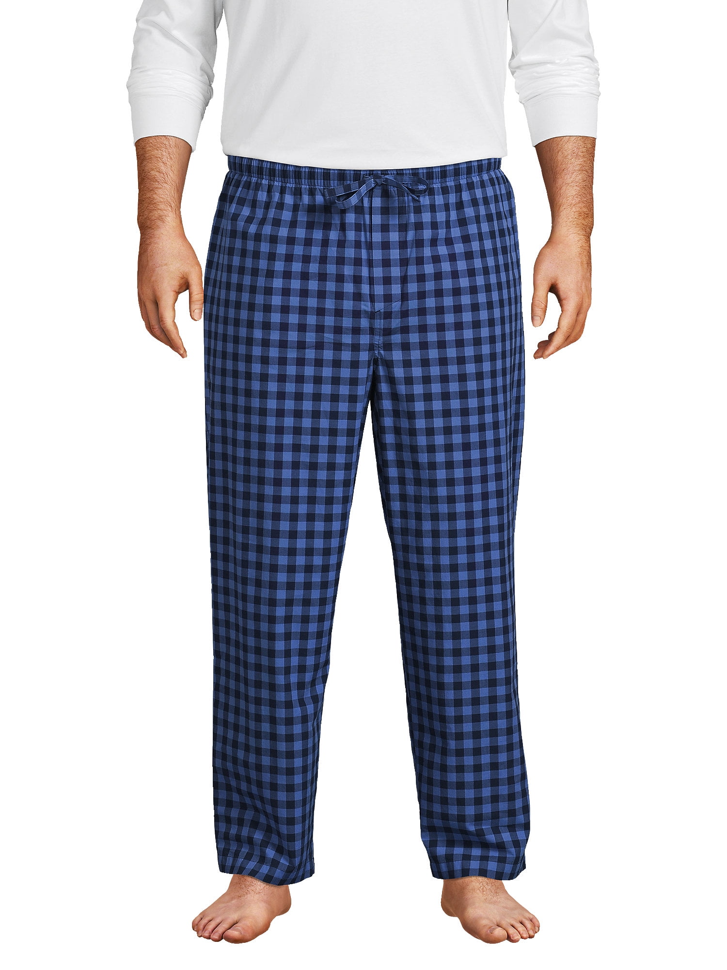 Lands End Men s Big Poplin Pajama Pants Walmart