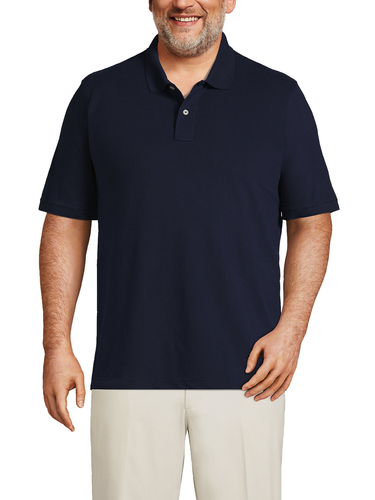 Lands' End Men's Big Short Sleeve ComfortFirst Mesh Polo Shirt