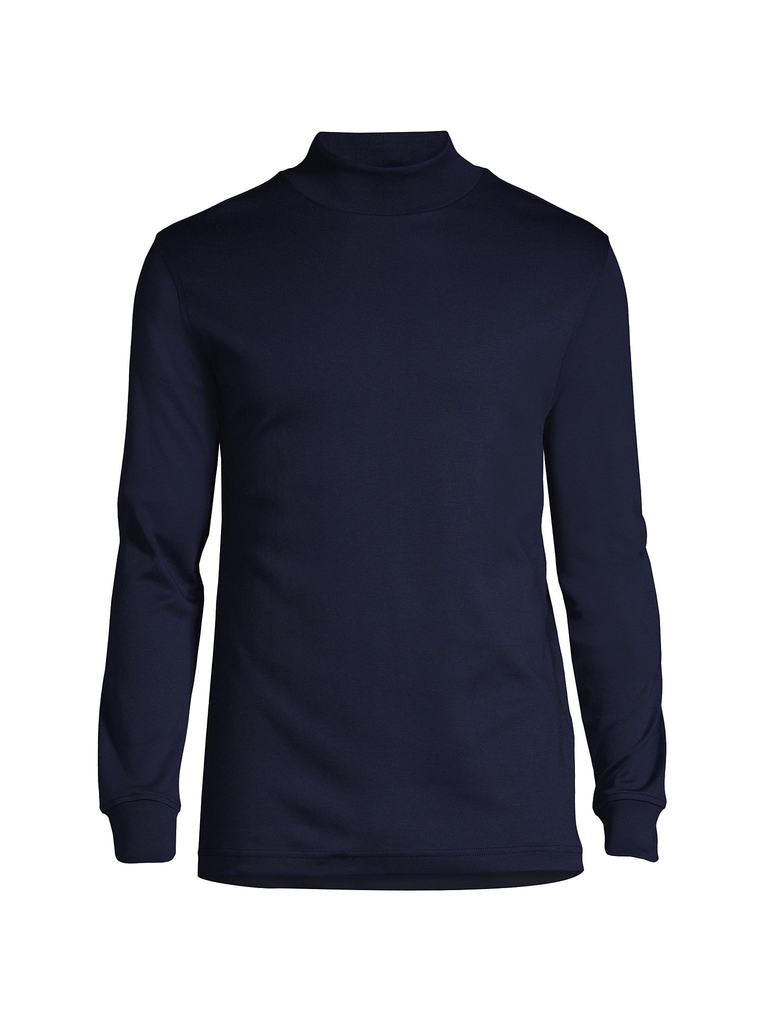 Lands End Men s Big Cotton Supima Mock Turtleneck Walmart