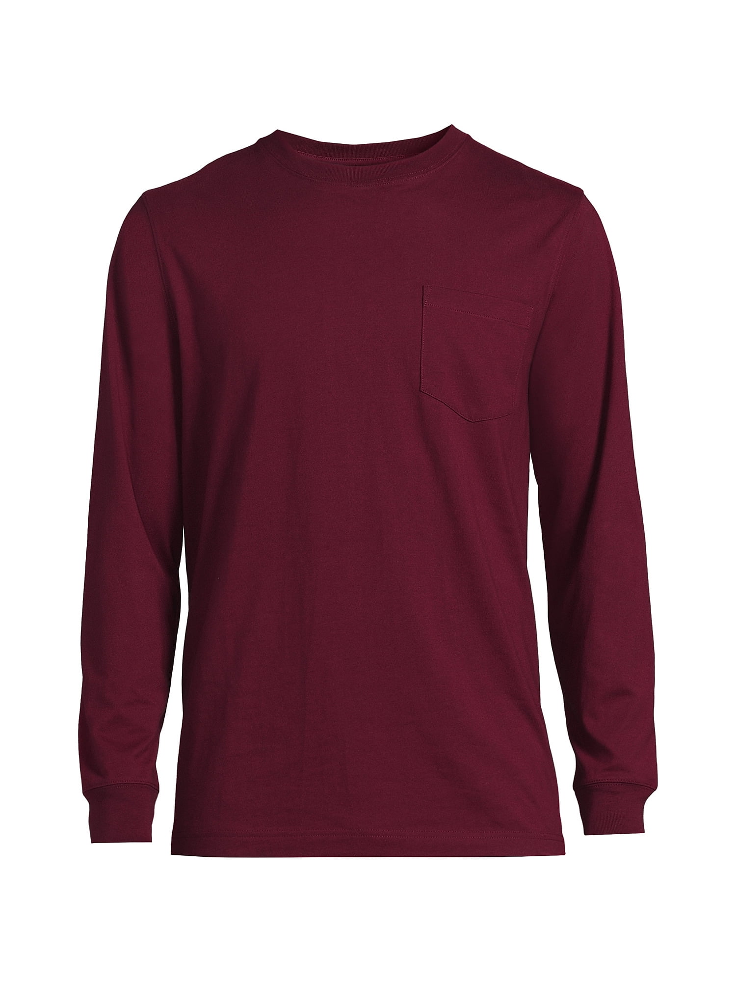 Lands End Men s Big Super T Long Sleeve T Shirt with Pocket