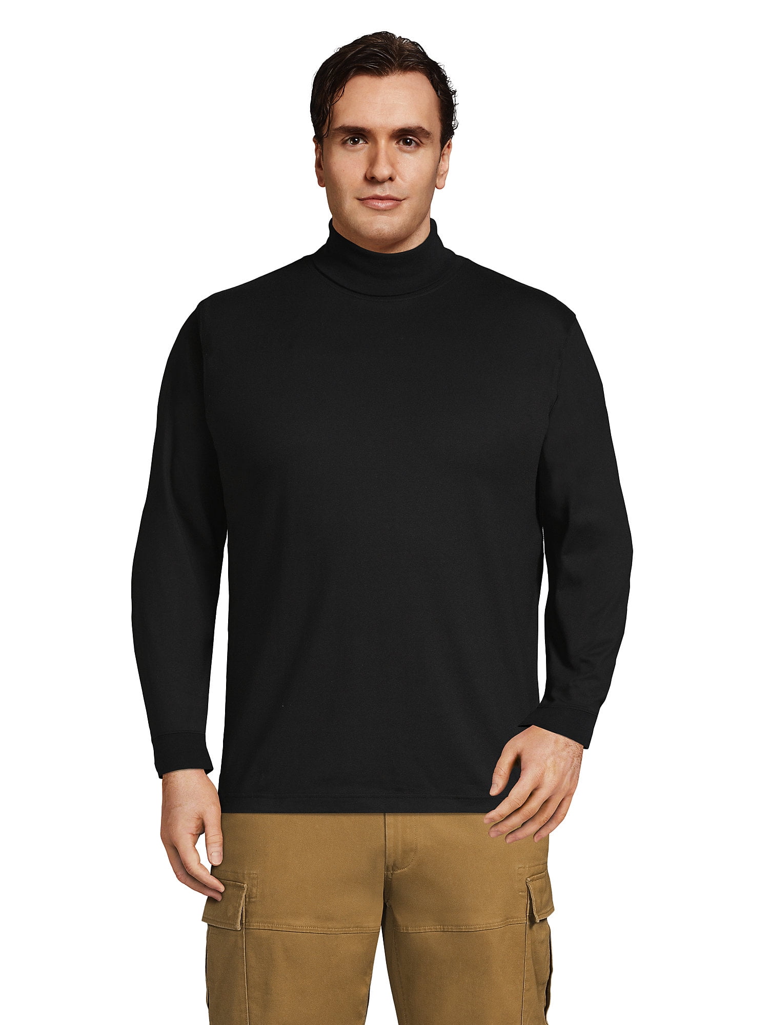 Lands' End Men's Big Super-T Turtleneck - Walmart.com