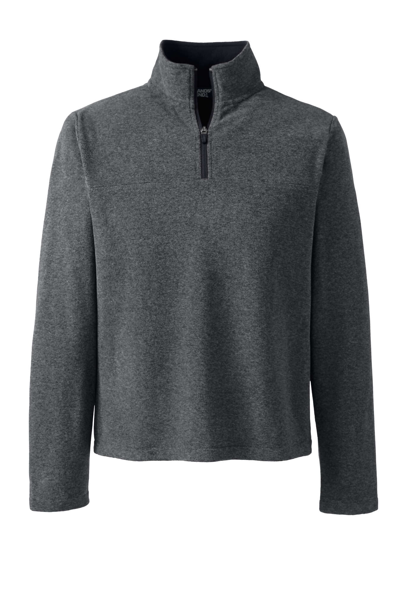 Lands End Men s Big Tall Fleece Quarter Zip Walmart