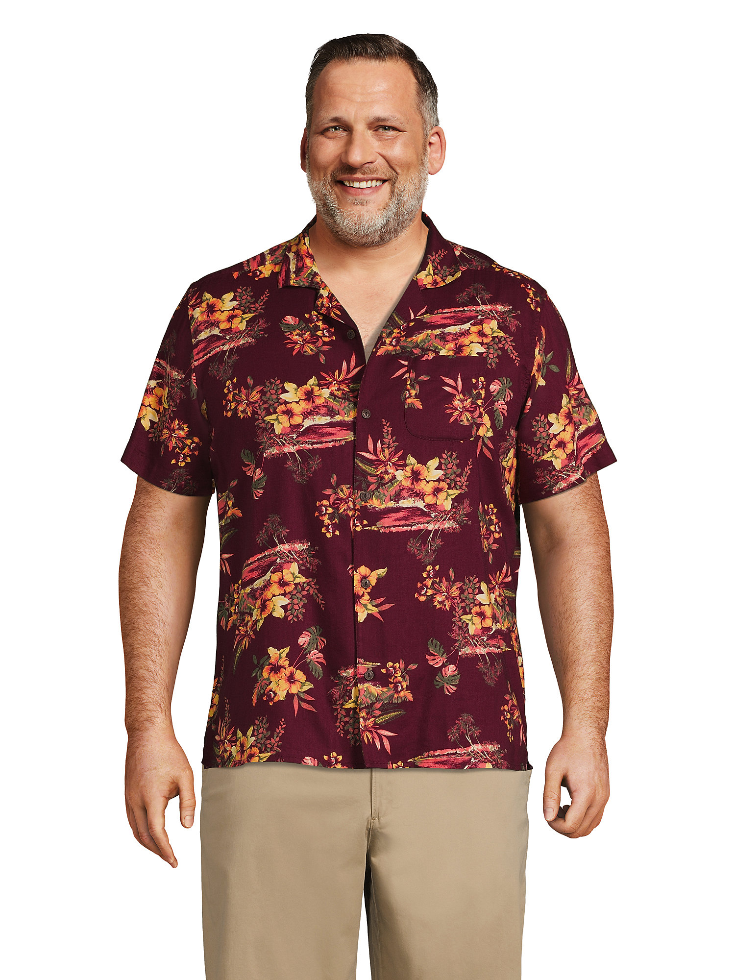 camp collar hawaiian shirt