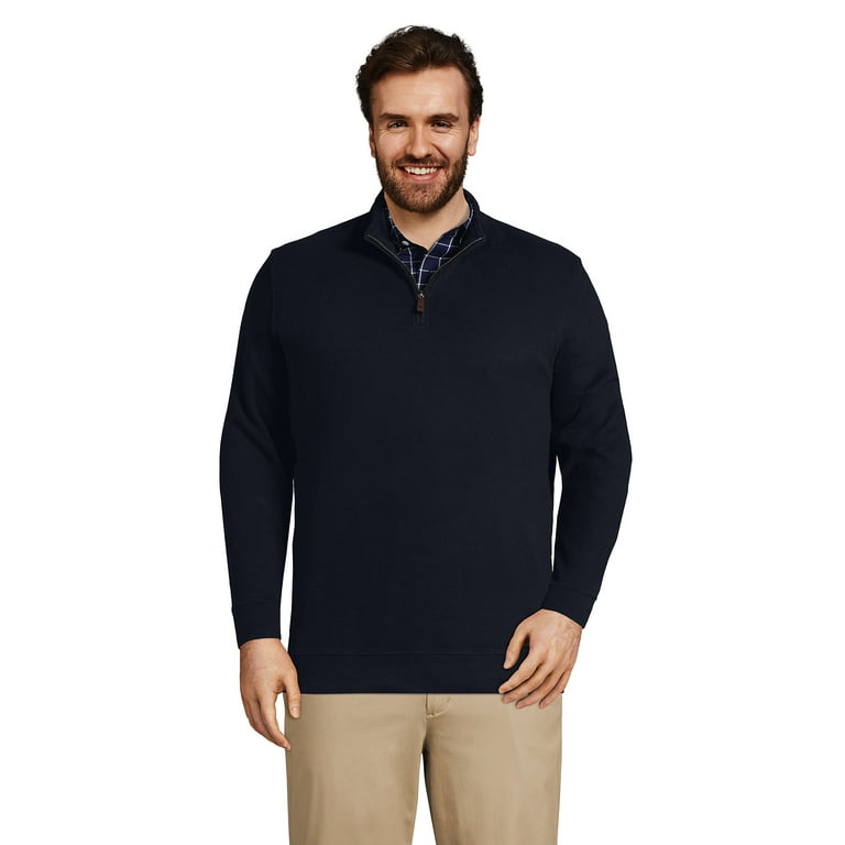 Lands end bedford rib quarter zip pullover hotsell
