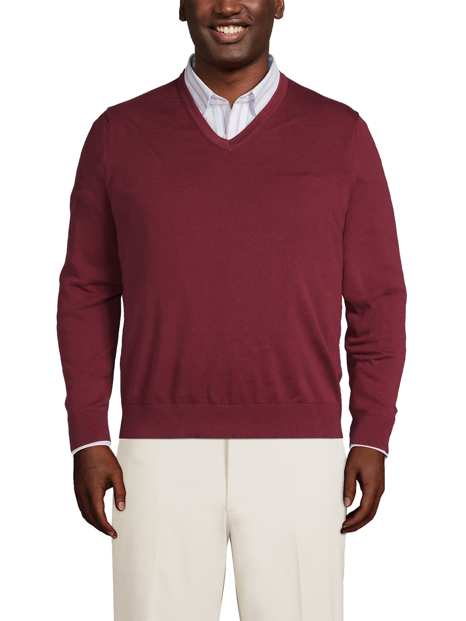 Classic Cotton V-Neck Sweater