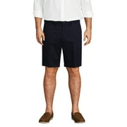 Lands' End Men's Big and Tall Comfort Waist 9 Inch No Iron Chino Shorts