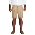 thumbnail image 1 of Lands' End Men's Big and Tall No Iron 9" Comfort Waist Pleated Front Chino Short, 1 of 4