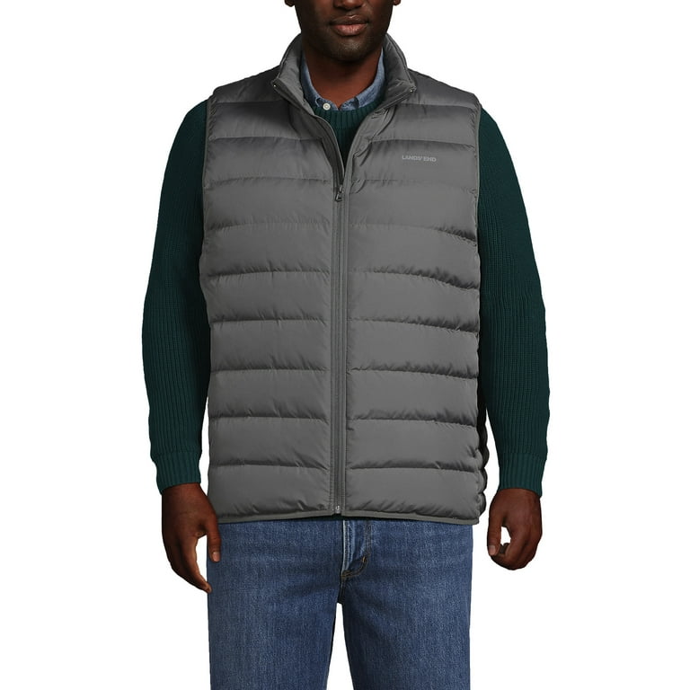Mens big and tall down best sale vest