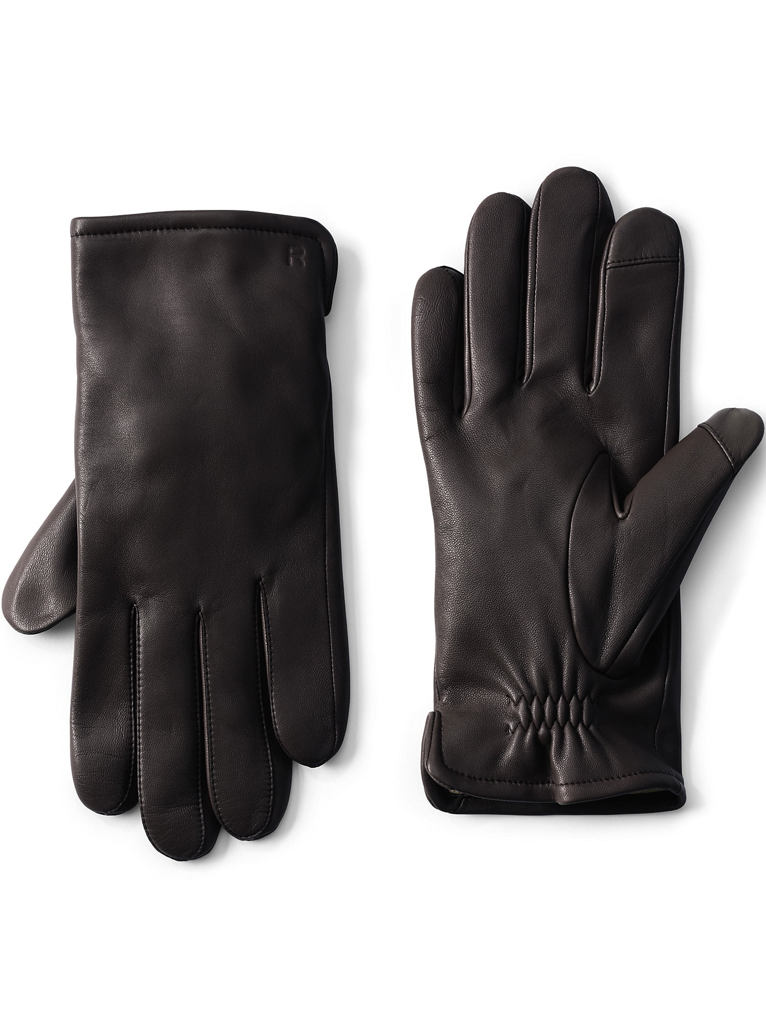 Lands' End Men's Cashmere Lined EZ Touch Leather Glove