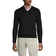 thumbnail image 1 of Lands' End Men's Classic Fit Fine Gauge Supima Cotton V-neck Sweater, 1 of 1