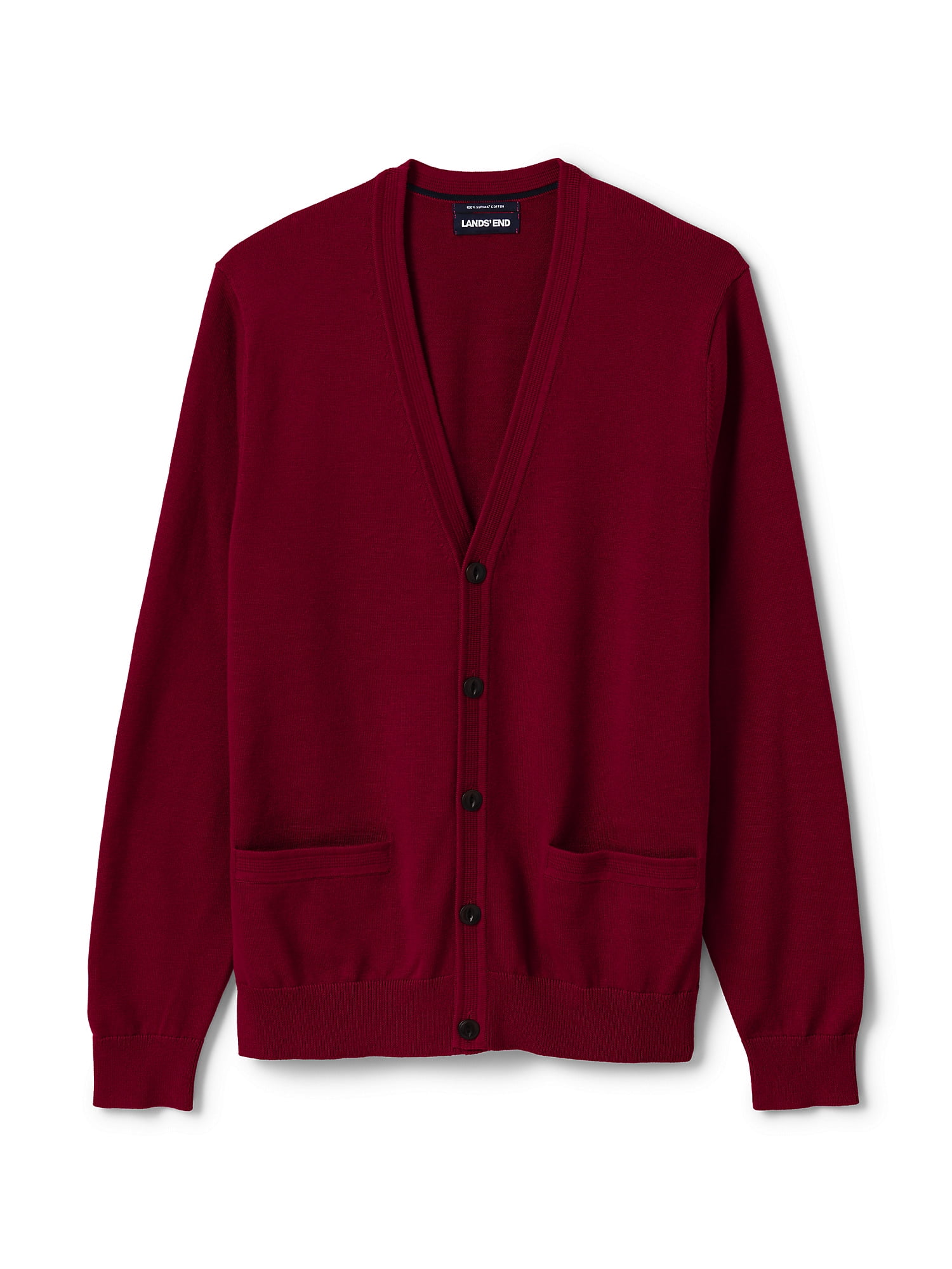 Lands end shop supima cotton cardigan