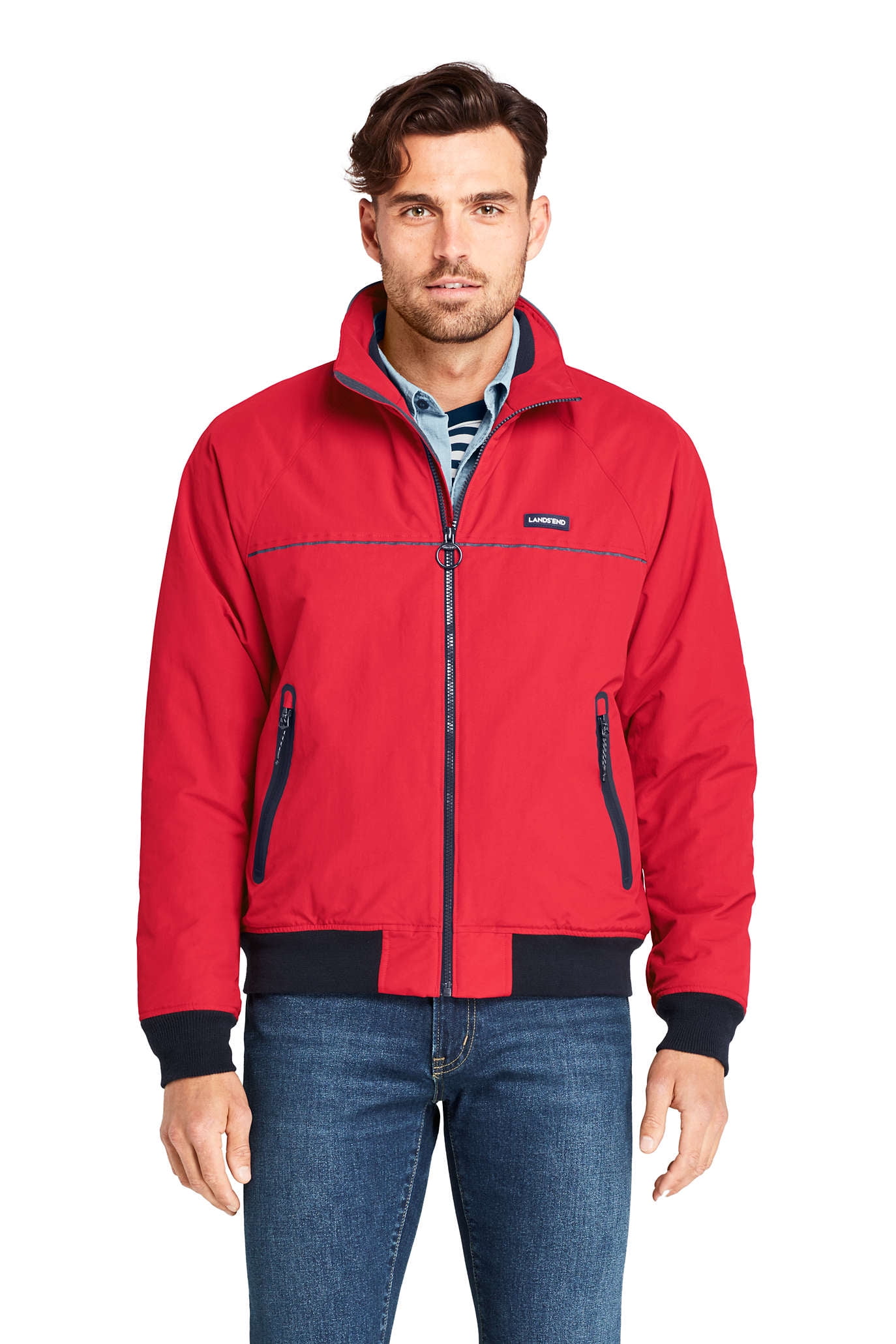 Lands End Men s Big Tall Classic Squall Jacket Walmart