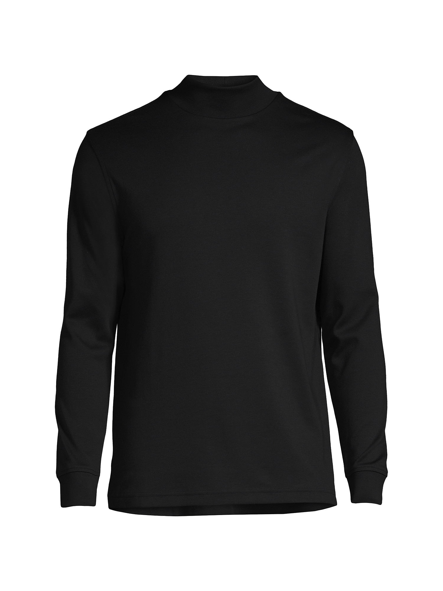 Lands' End Men's Cotton Supima Mock Turtleneck - Walmart.com