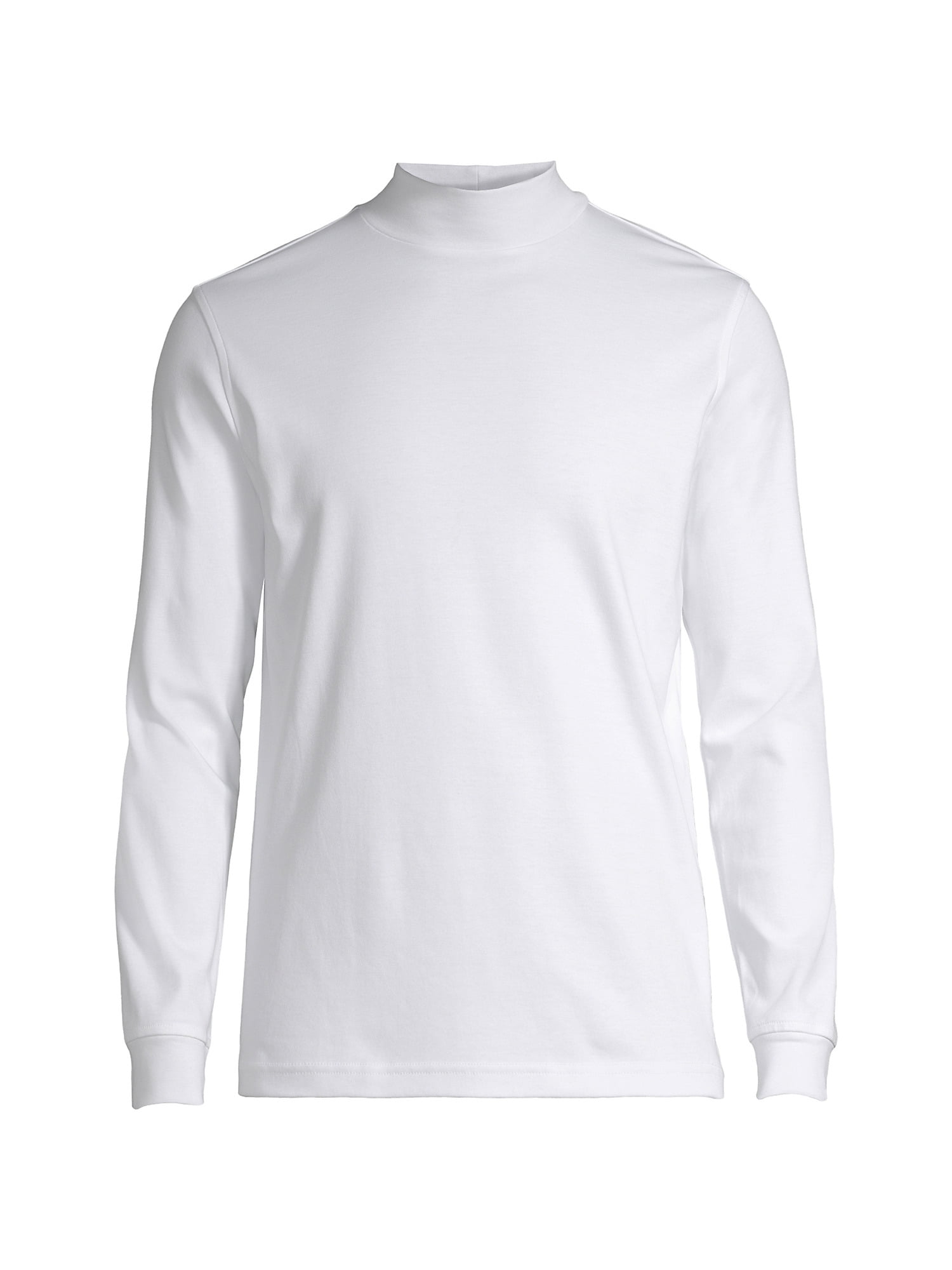 Mockneck Shirt Mens Mock Turtleneck Pima Cotton Men's Fleece