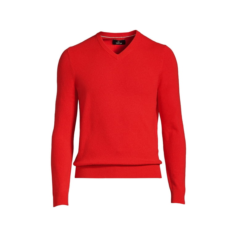 Men's Fine Gauge Cashmere V-neck Sweater