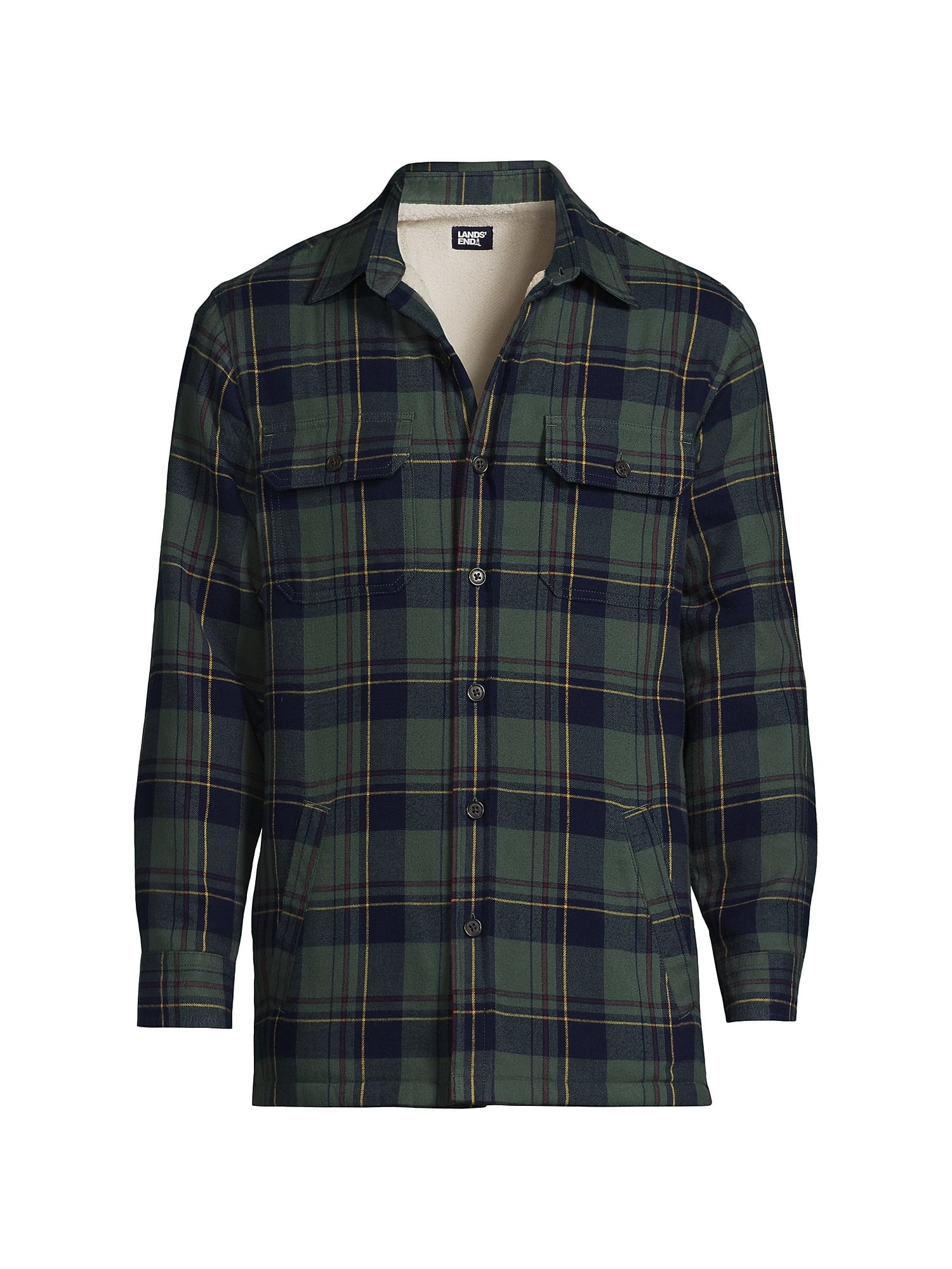 Lands end 2025 flannel jacket