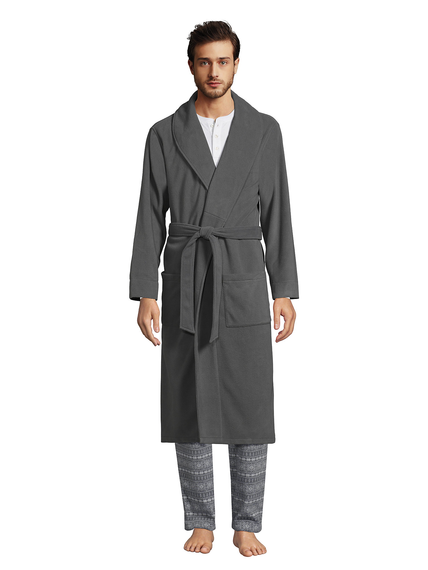Lands' End Men's Fleece Robe