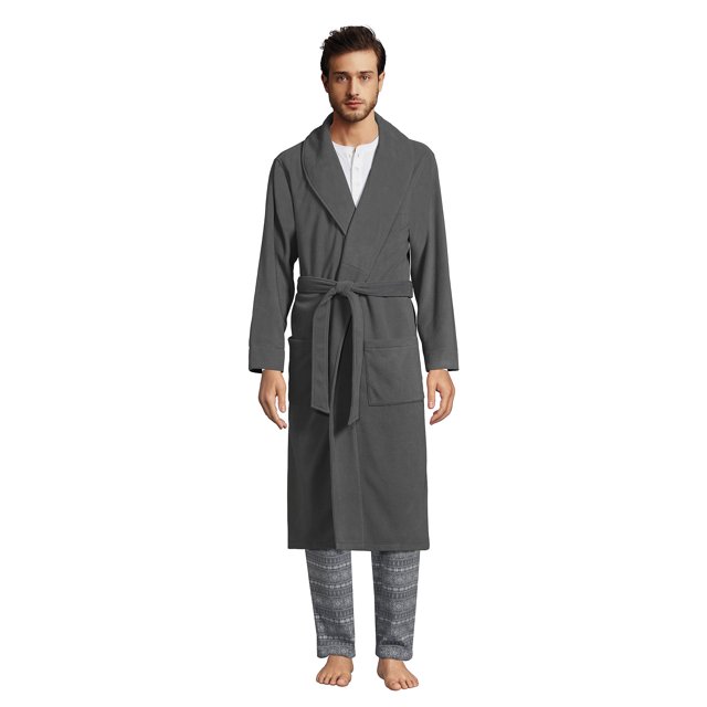 Lands' End Men's Fleece Robe