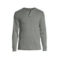thumbnail image 1 of Lands' End Men's Knit Rib Pajama Henley, 1 of 3