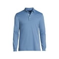 thumbnail image 1 of Lands' End Men's Long Sleeve Cotton Supima Polo Shirt, 1 of 3