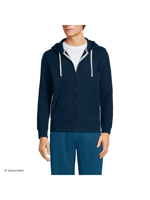 Men's Long Sleeve Serious Sweats Full Zip Hoodie