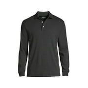 Lands' End Men's Long Sleeve Super Soft Supima Polo Shirt