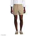 thumbnail image 1 of Lands' End Men's No Iron 6" Plain Front Chino Short, 1 of 6