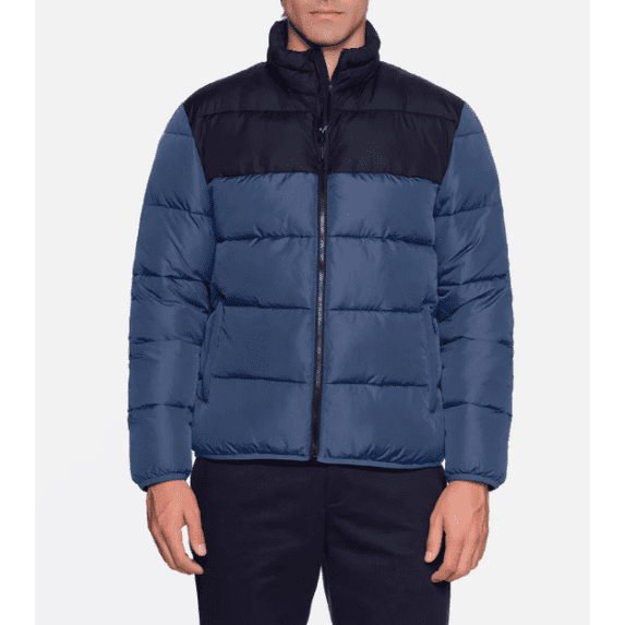 Lands' End Men's Puffer Jacket Size Blue XL