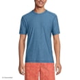 thumbnail image 1 of Lands' End Men's SunShade UPF 50 Short Sleeve Swim Tee Rash Guard, 1 of 4