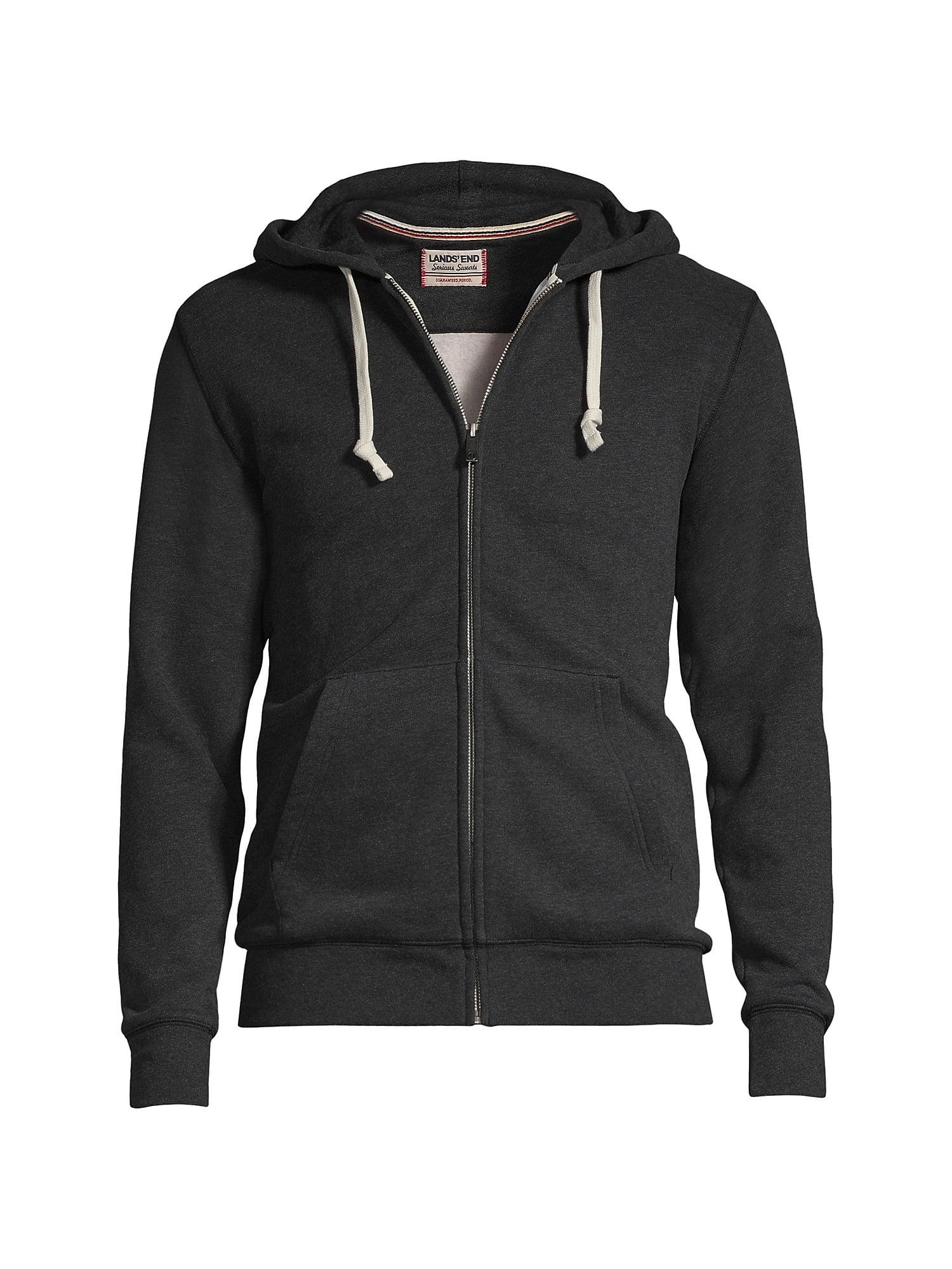 Lands End Men s Serious Sweats Full Zip Hoodie Walmart