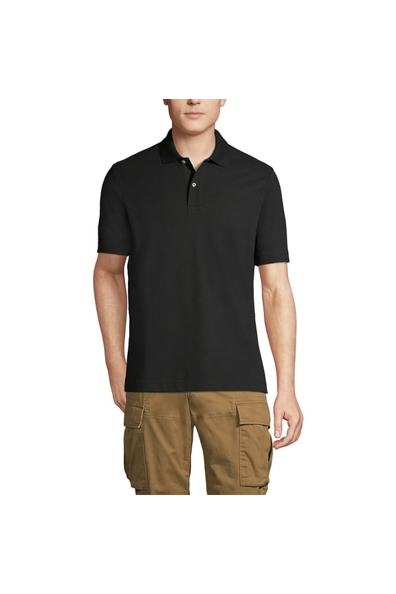 Essentials Men's Short Sleeve Mesh Polo – Stretch Fabric, Fade Resistant, Traditional Fit