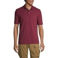thumbnail image 1 of Lands' End Essentials Men's Short Sleeve Mesh Polo – Stretch Fabric, Fade Resistant, Traditional Fit, 1 of 2