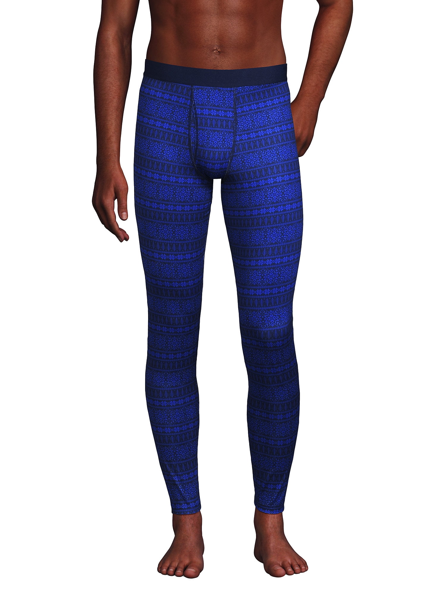 Lands' End Men's Stretch Thermaskin Long Underwear Pants Base Layer