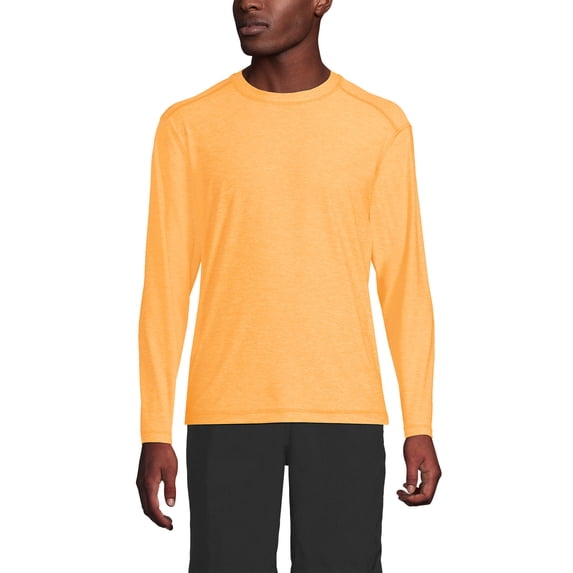 Lands' End Men's SunShade UPF 50 Long Sleeve Swim Tee Rash Guard