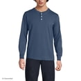 thumbnail image 1 of Lands' End Men's Super-T Long Sleeve Henley Shirt, 1 of 6