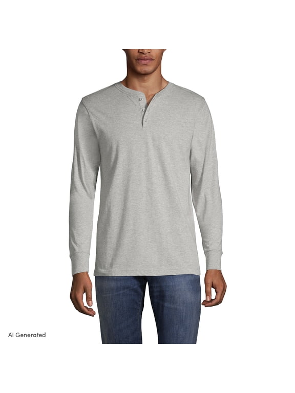Men's Super-T Long Sleeve Henley Shirt