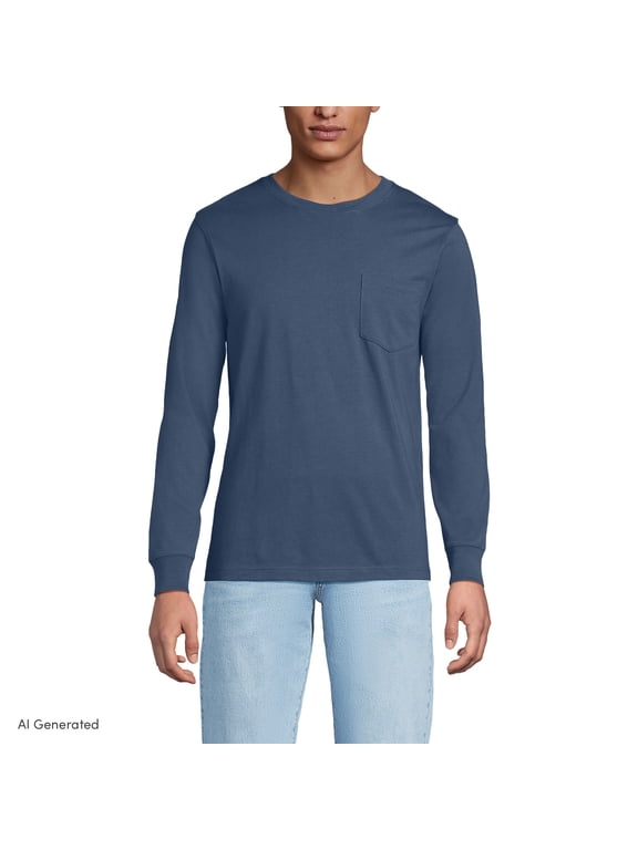 Men's Super-T Long Sleeve T-Shirt with Pocket