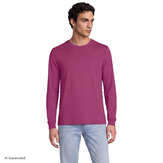 Lands' End Men's Super-T Long Sleeve T-Shirt