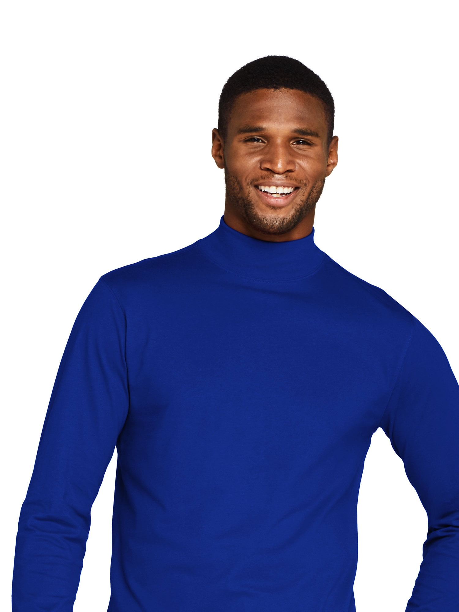 Lands End Mens Super T Mock Turtleneck 3721