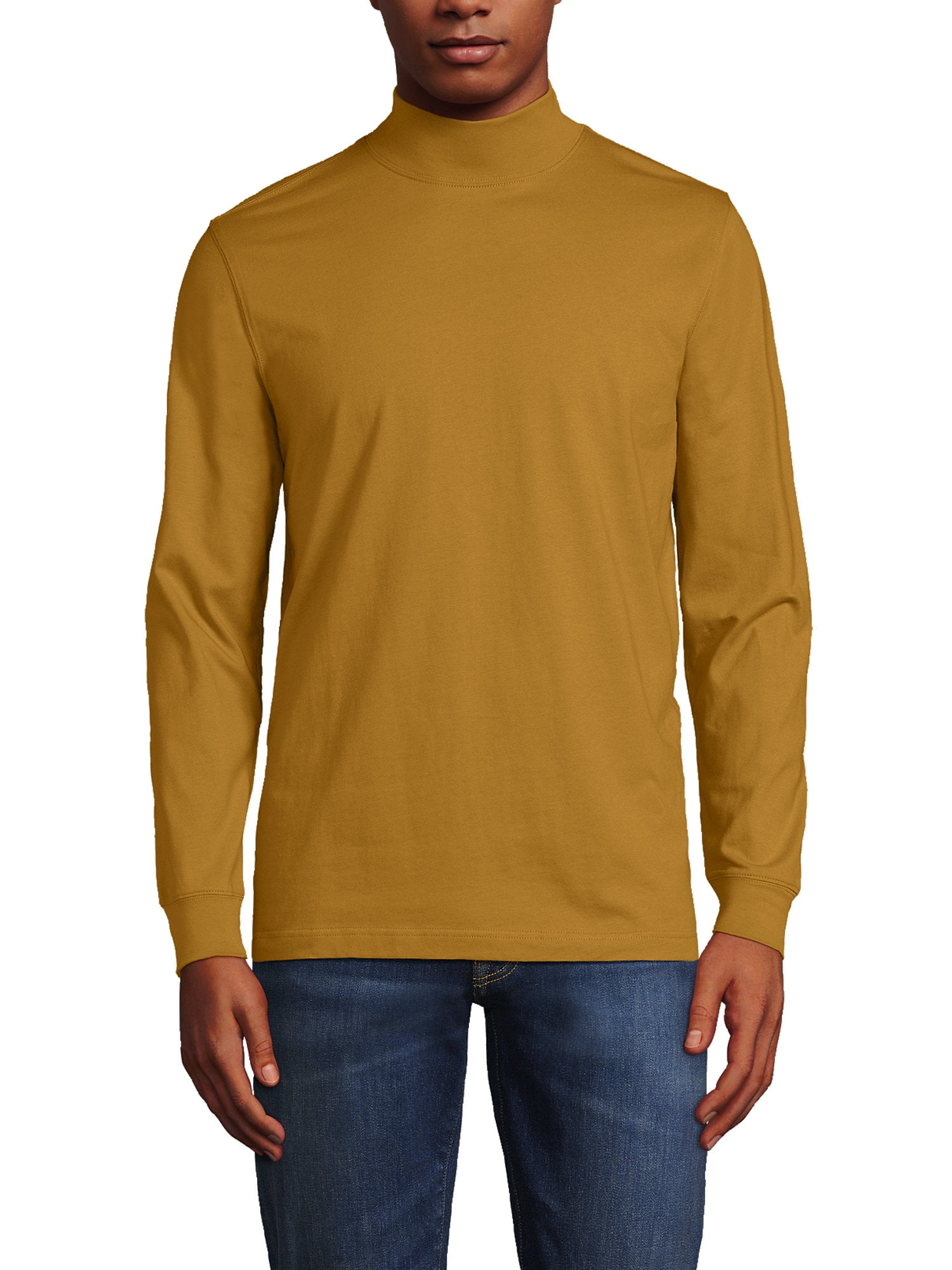 Lands' End Men's SuperT Mock Turtleneck