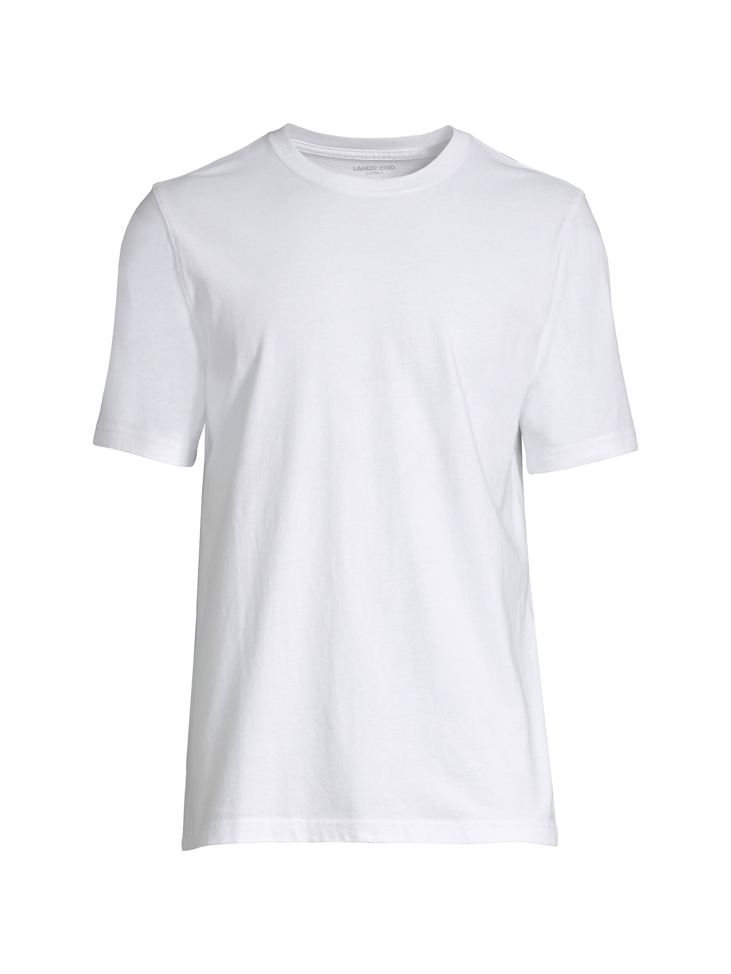 Lands' End Men's Super-T Short Sleeve T-Shirt - Walmart.com