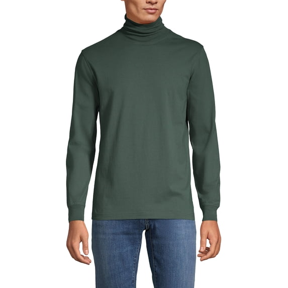 Lands' End Men's Super-T Cotton Turtleneck