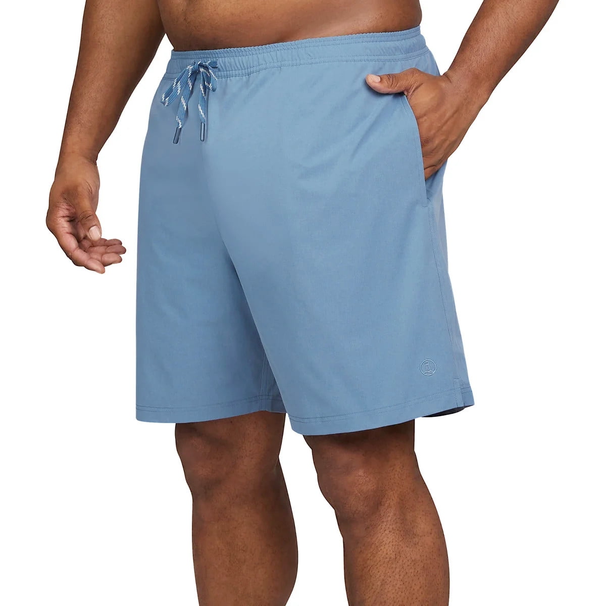Lands' End Men's Swim Short, Light Blue Size L