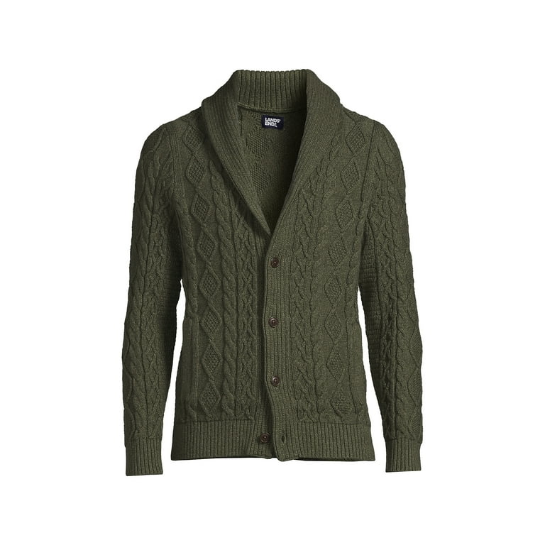 Lands end shawl collar cardigan sale