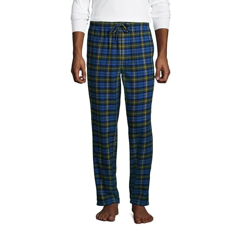 Lands End Men s Tall Flannel Pajama Pants Walmart