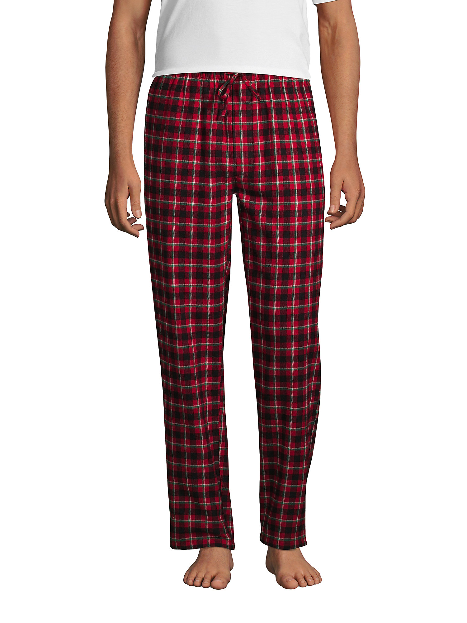 Lands' End Men's Tall Flannel Pajama Pants