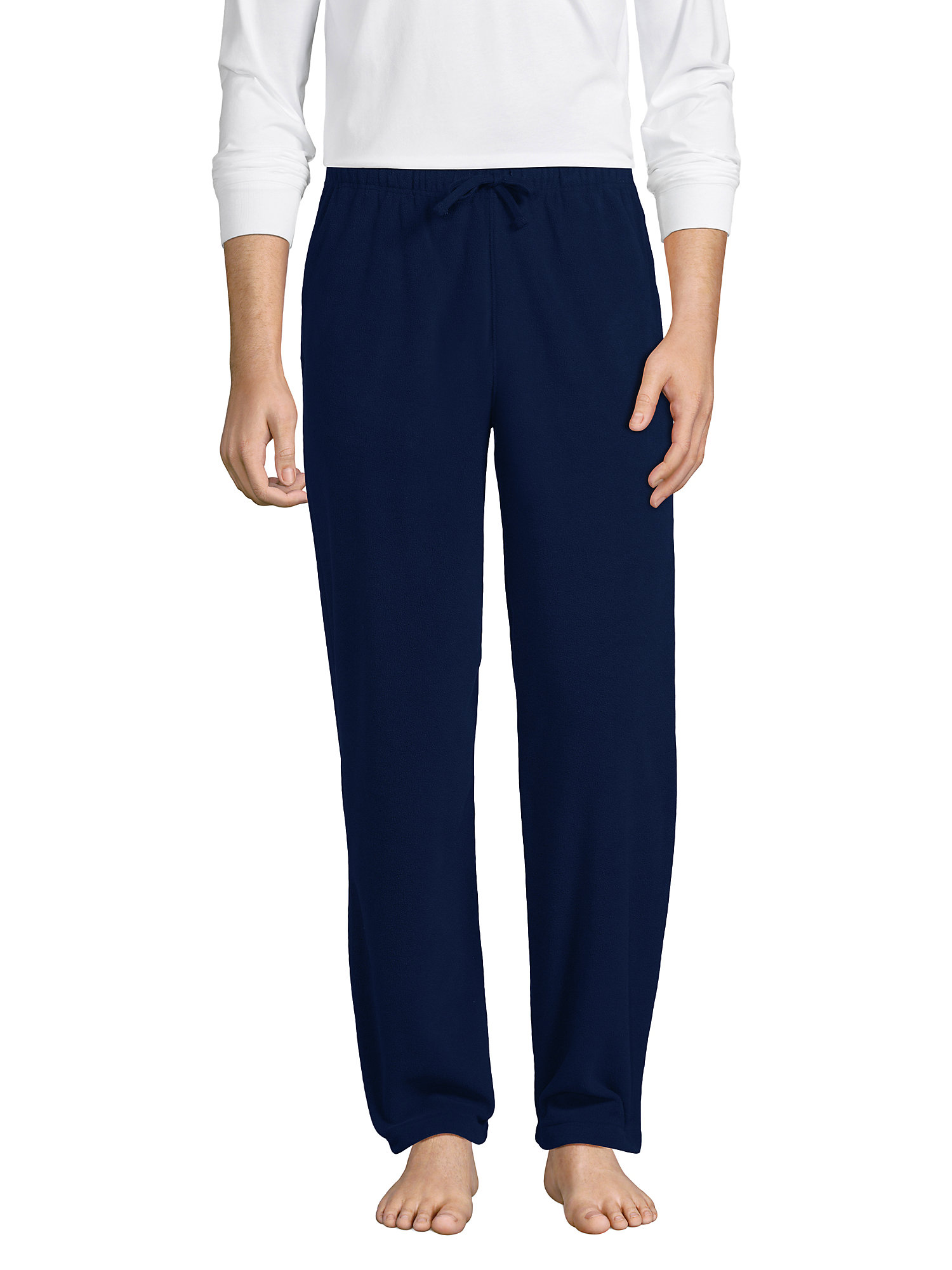 Lands' End Men's Tall Fleece Pajama Pant