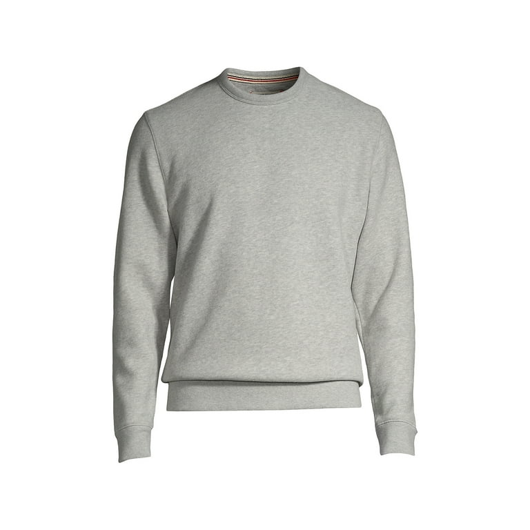 Lands End Men s Tall Long Sleeve Serious Sweats Crewneck Sweatshirt